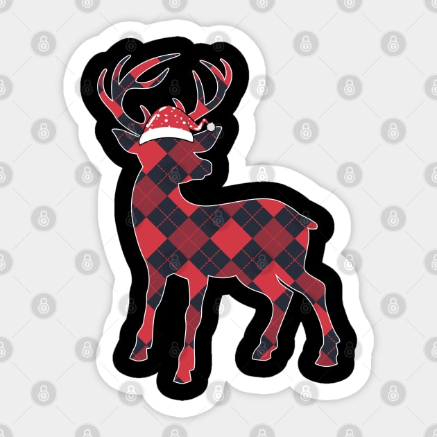 Oh Deer Sticker by MZeeDesigns